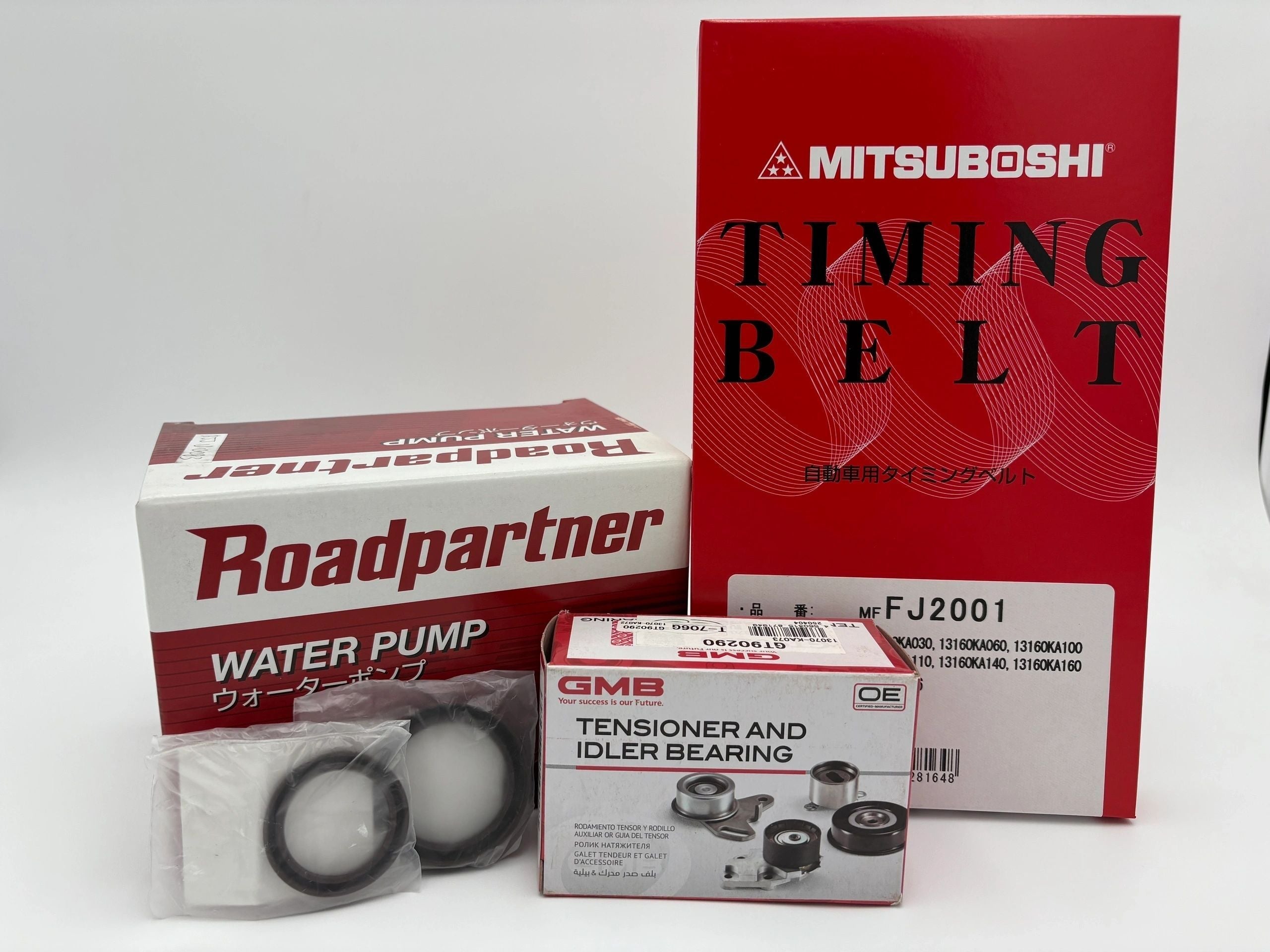 Subaru Sambar EN07 timing belt kit with water pump and tensioner